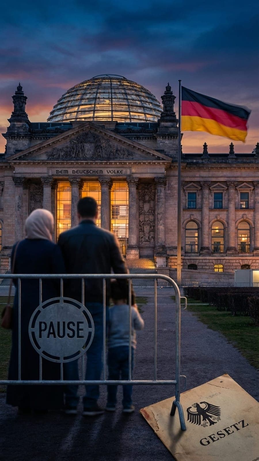 Familiennachzug für zwei Jahre ausgesetzt