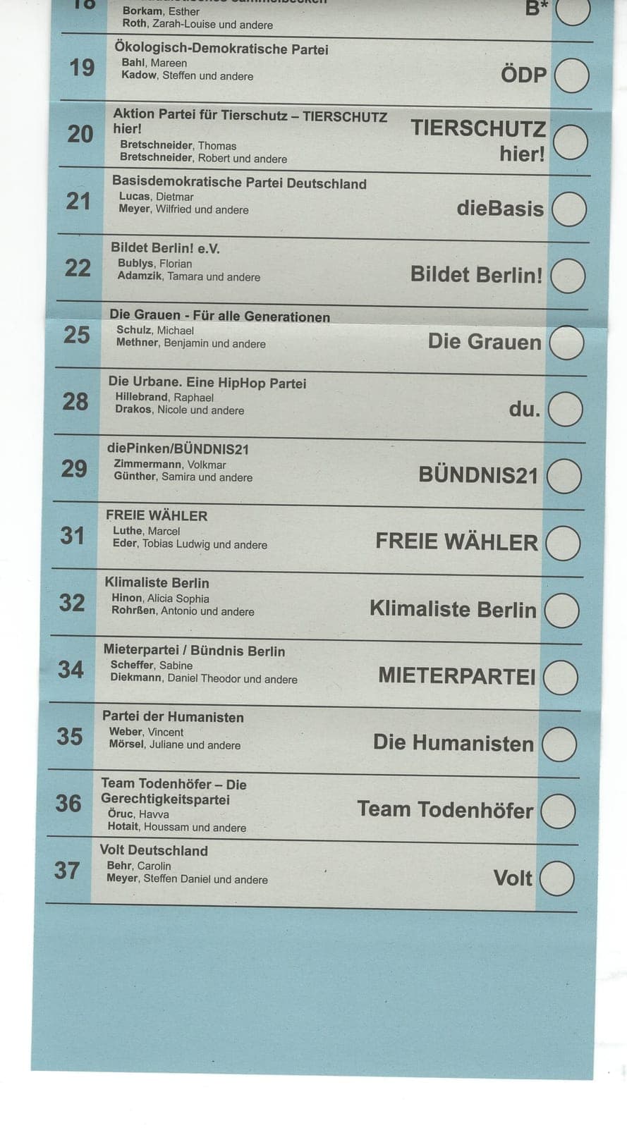 Berlin-Briefwahl: Vier Fristen zählen