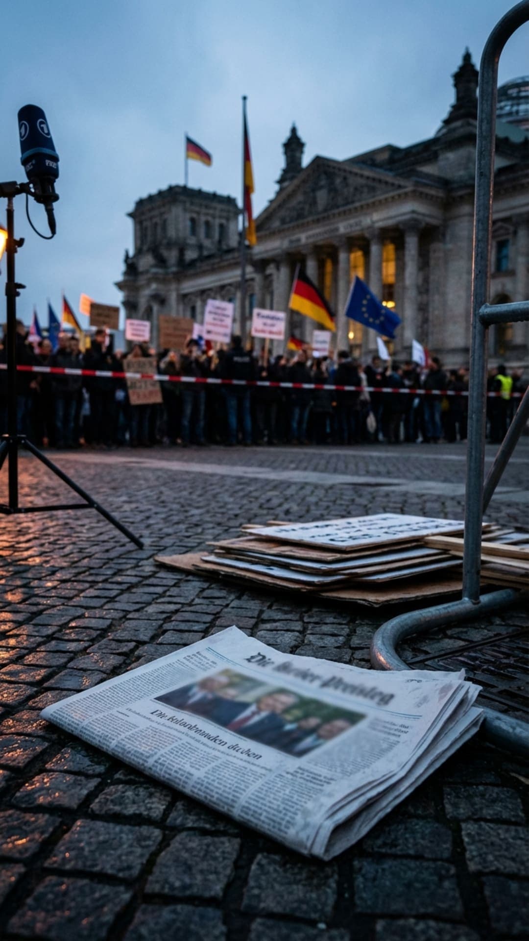 تشديد اللجوء وإضراب شامل.. ملخص أخبار اليوم