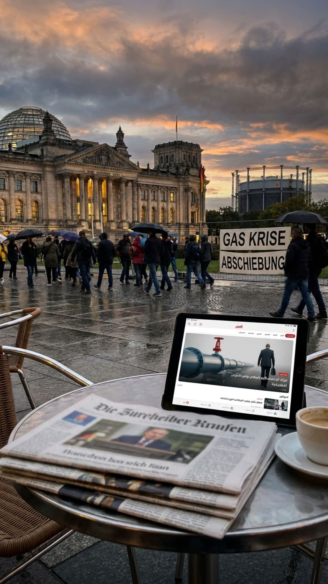 عمليات الترحيل وأزمة الغاز.. ملخص أخبار اليوم من الصحافة الألمانية